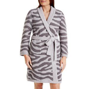 Members Mark Luxury Premier Collection - Cozy Cardigan Style Wrap Robe - Zebra